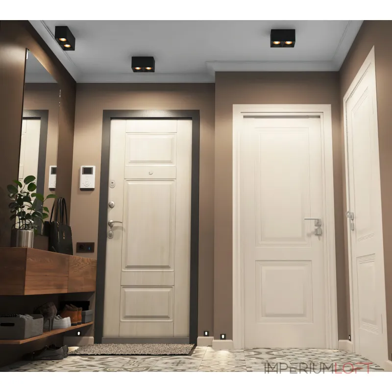 Встраиваемый точечный светильник Denkirs Rodvig DK3085-BK+BR