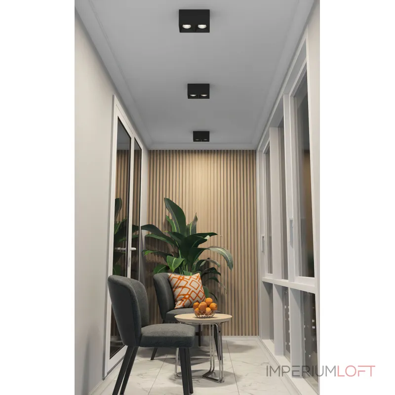 Накладной светильник Denkirs DK3030 DK3085-BK+CH Цвет плафонов хром от ImperiumLoft Накладной светильник Denkirs DK3030 DK3085-BK+CH Цвет плафонов хром от ImperiumLoft