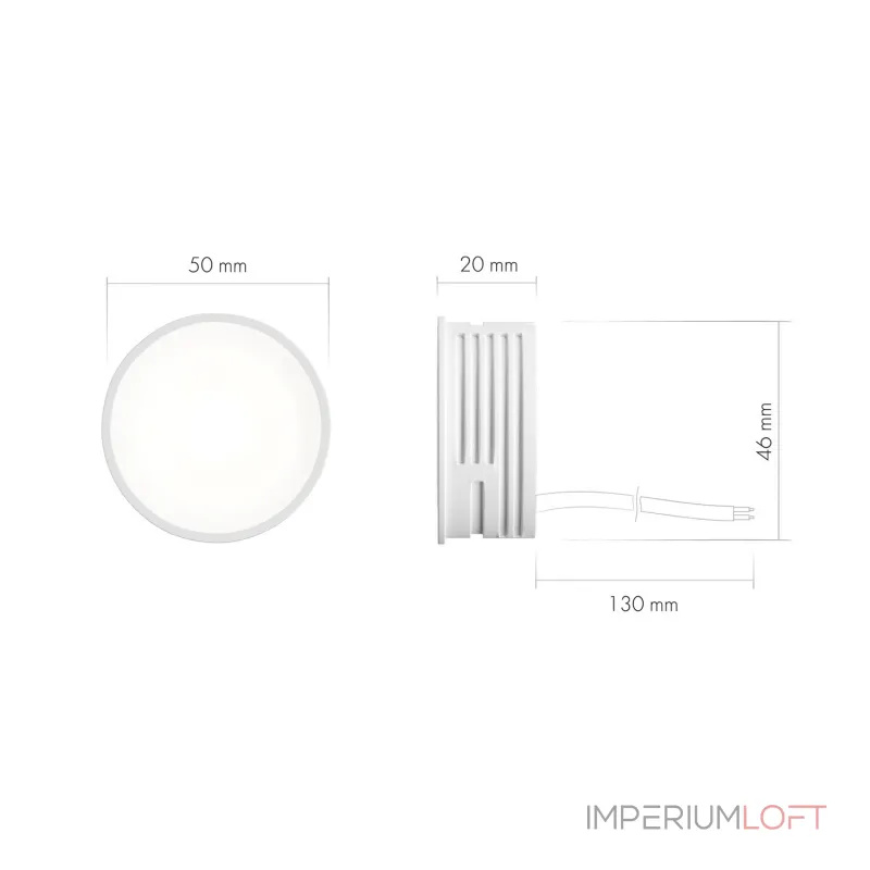 Керамический светодиодный модуль Denkirs Slim Led DK4000-7W-M от ImperiumLoft