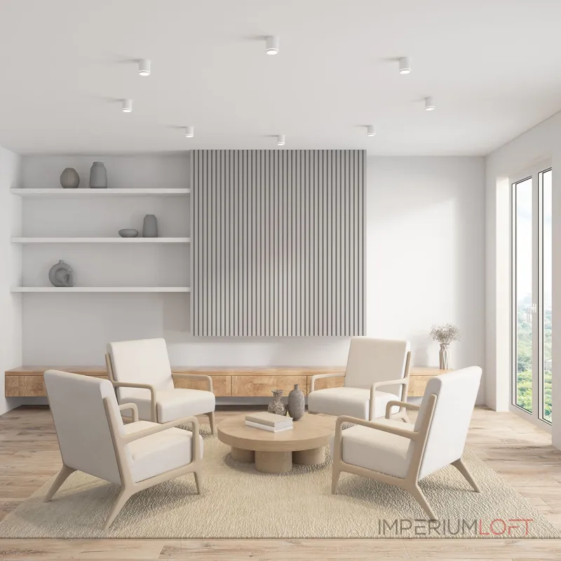 Накладной светильник Denkirs DK401 DK4016-WH цвет арматуры белый цвет плафонов белый от ImperiumLoft Накладной светильник Denkirs DK401 DK4016-WH цвет арматуры белый цвет плафонов белый от ImperiumLoft