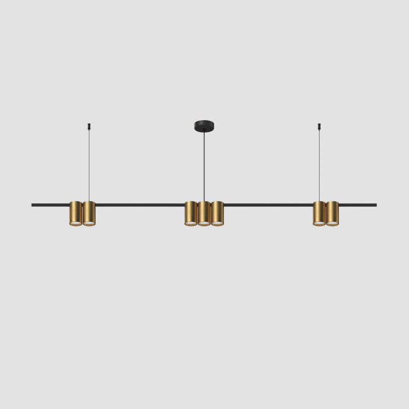Подвесной светильник Denkirs Orbit DK4063-BK+SG Подвесной светильник Denkirs Orbit DK4063-BK+SG