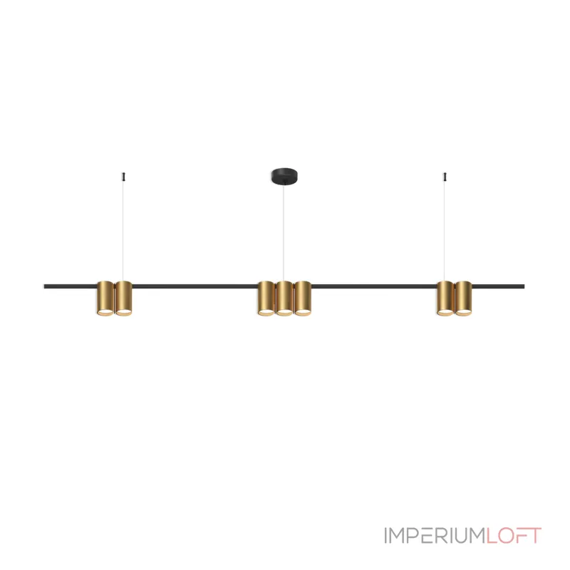 Подвесной светильник Denkirs Orbit DK4063-BK+SG Подвесной светильник Denkirs Orbit DK4063-BK+SG