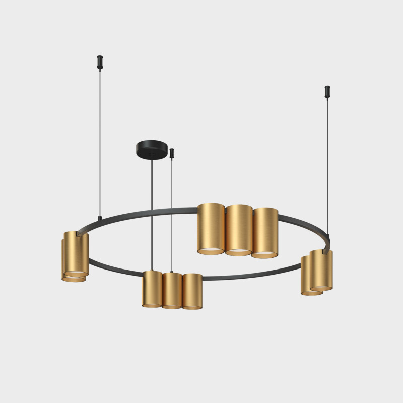 Подвесная люстра Denkirs Orbit DK4065-BK+SG Подвесная люстра Denkirs Orbit DK4065-BK+SG
