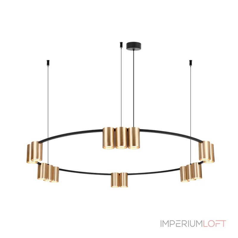 Подвесная люстра Denkirs Orbit DK4067-BK+SG Подвесная люстра Denkirs Orbit DK4067-BK+SG