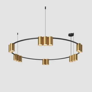 Подвесная люстра Denkirs Orbit DK4067-BK+SG Подвесная люстра Denkirs Orbit DK4067-BK+SG