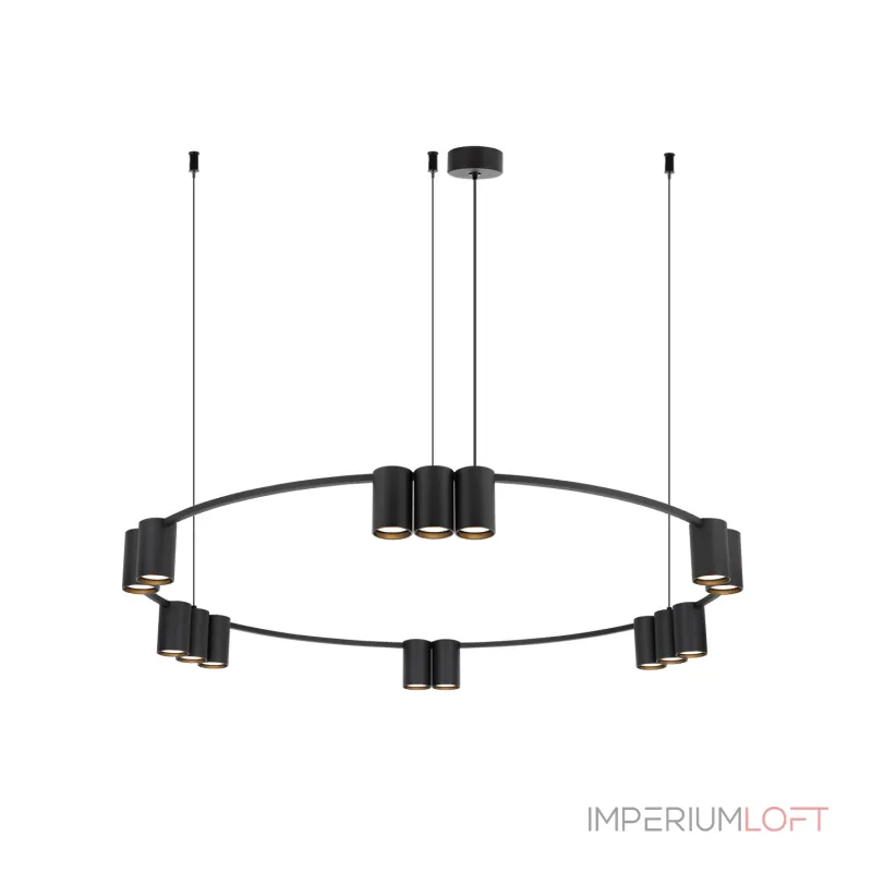 Подвесная люстра Denkirs Orbit DK4067-BK