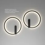 Бра Denkirs Round DK5035-BK