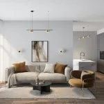 Настенный светильник Denkirs Orbit DK5060-BK+SG