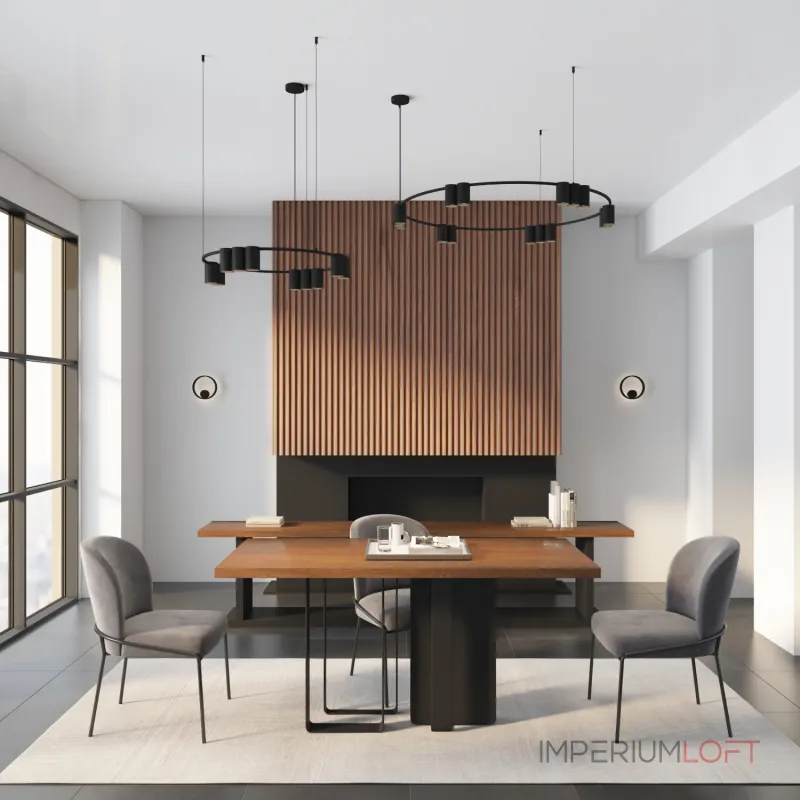 Настенный светильник Denkirs Orbit DK5060-BK
