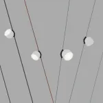 Поворотный светильник для трека-ремня Denkirs Belty Spot DK5542-WH+BK