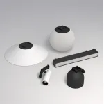 Поворотный светильник для трека-ремня Denkirs Belty Spot DK5546-BW+BK