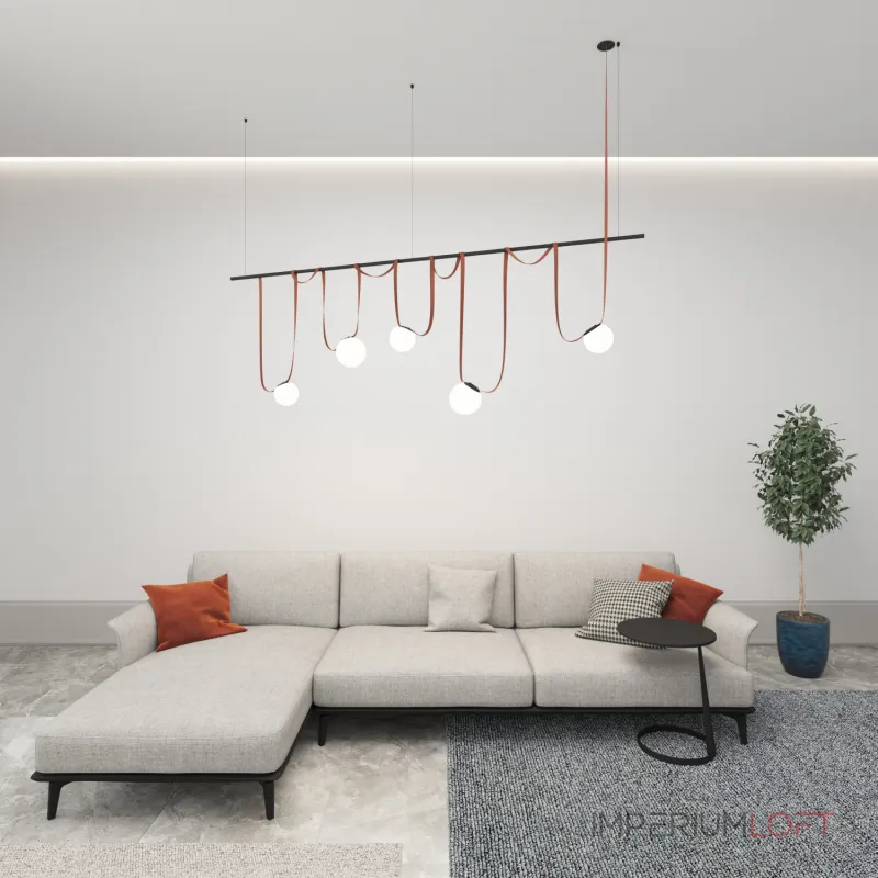 Cветильник для трека-ремня Denkirs Belty Orb DK5550-BK