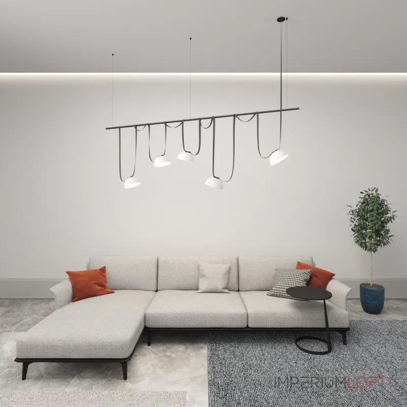 Cветильник для трека-ремня Denkirs Belty Flow DK5560-WH+BK Cветильник для трека-ремня Denkirs Belty Flow DK5560-WH+BK