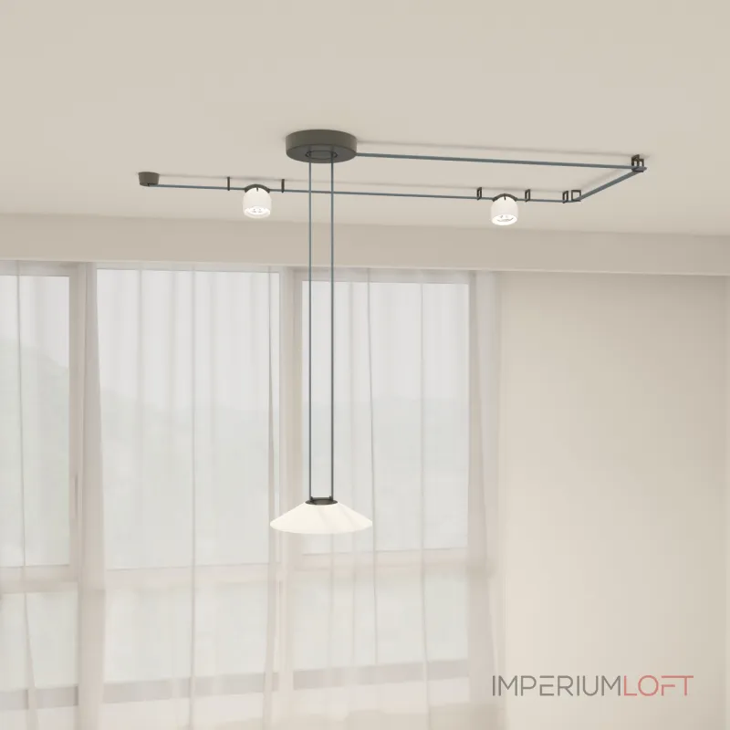 Трековый светильник Denkirs BELTY FLOW DK5565-WH+BK