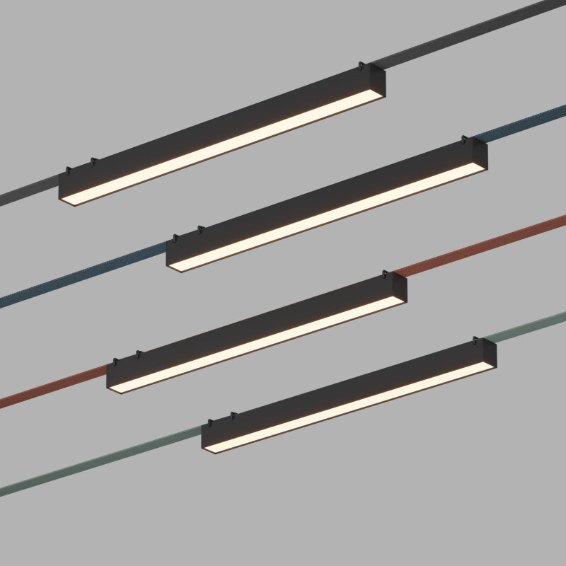Трековый светильник Denkirs BELTY LINEAR DK5577-BK