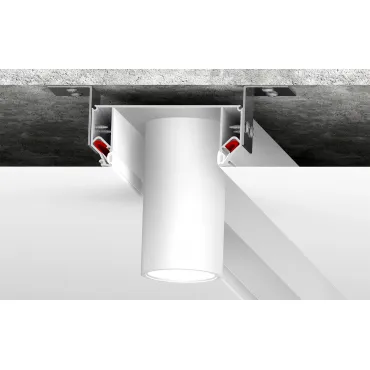 Профиль-держатель встраиваемый Denkirs Flod DK5850-WH