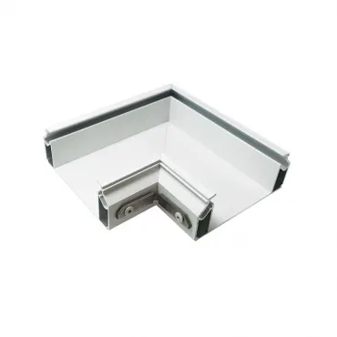 Соединитель угловой L-образный встраиваемый Denkirs Flod DK5851-WH