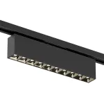 Поворотный однофазный трековый светильник Denkirs Edder DK6434-BK