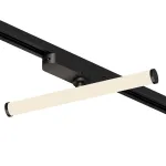 Поворотный однофазный трековый светильник Denkirs Strom DK6438-BK от ImperiumLoft