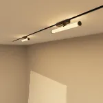 Поворотный однофазный трековый светильник Denkirs Strom DK6438-BK от ImperiumLoft