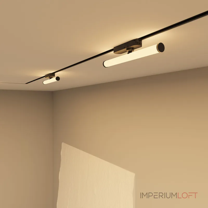 Поворотный однофазный трековый светильник Denkirs Strom DK6438-BK от ImperiumLoft Поворотный однофазный трековый светильник Denkirs Strom DK6438-BK от ImperiumLoft