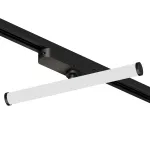 Поворотный однофазный трековый светильник Denkirs Strom DK6448-BK