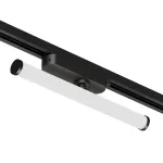 Поворотный однофазный трековый светильник Denkirs Strom DK6448-BK