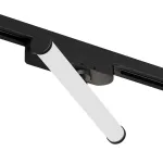 Поворотный однофазный трековый светильник Denkirs Strom DK6448-BK