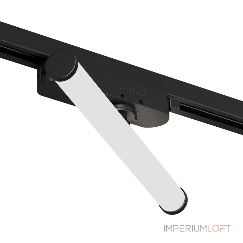 Поворотный однофазный трековый светильник Denkirs Strom DK6448-BK Поворотный однофазный трековый светильник Denkirs Strom DK6448-BK