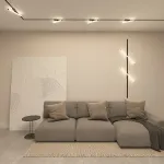 Поворотный однофазный трековый светильник Denkirs Strom DK6448-BK