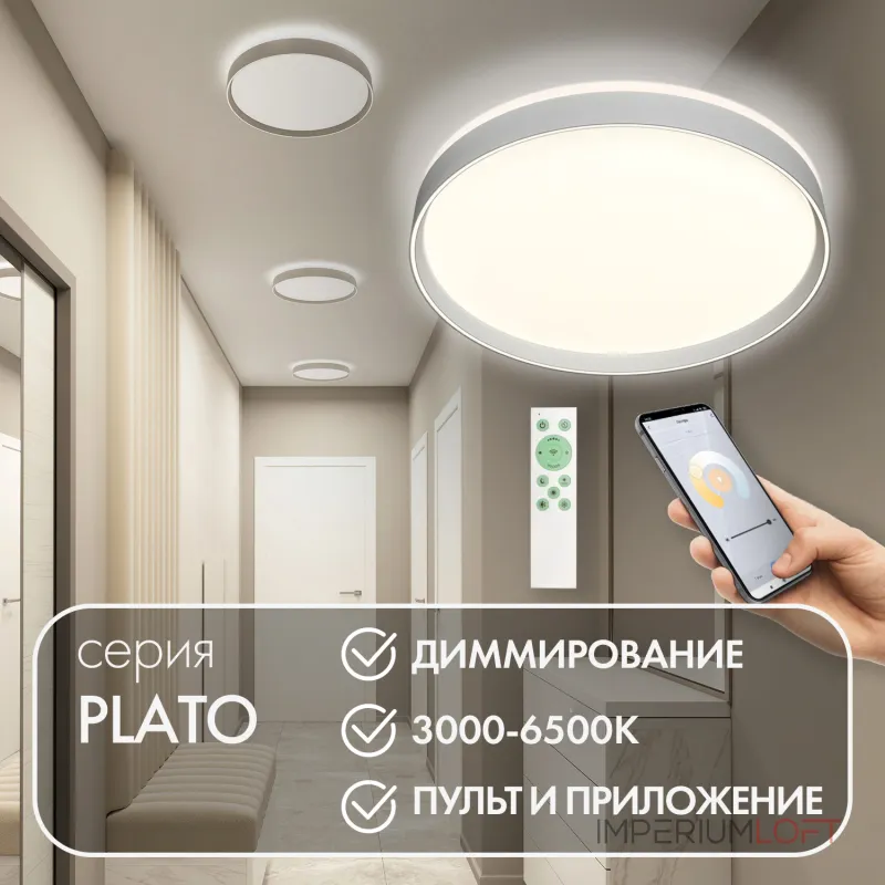 Потолочный светильник Denkirs Plato DK6511-WH