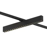 Поворотный однофазный трековый светильник Denkirs Edder DK6634-BK