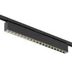 Поворотный однофазный трековый светильник Denkirs Edder DK6634-BK