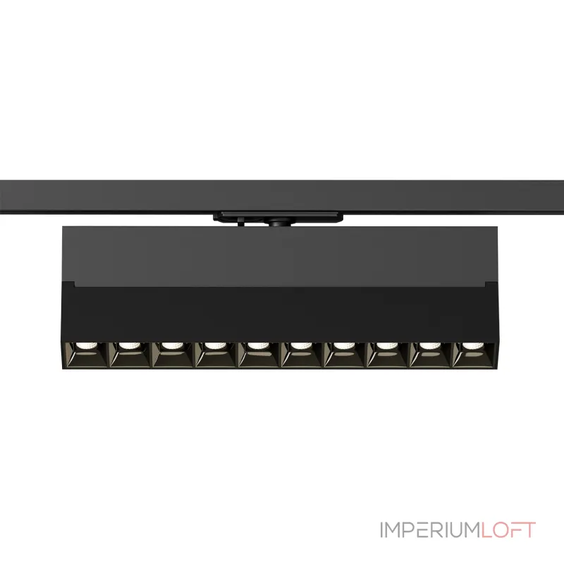 Поворотный однофазный трековый светильник Denkirs Edder DK6636-BK Поворотный однофазный трековый светильник Denkirs Edder DK6636-BK