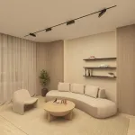 Поворотный однофазный трековый светильник Denkirs Edder DK6636-BK