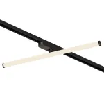 Поворотный однофазный трековый светильник Denkirs Strom DK6638-BK
