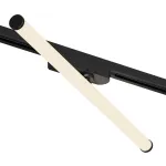 Поворотный однофазный трековый светильник Denkirs Strom DK6638-BK