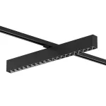 Поворотный однофазный трековый светильник Denkirs Edder DK6644-BK