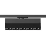Поворотный однофазный трековый светильник Denkirs Edder DK6646-BK