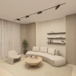 Поворотный однофазный трековый светильник Denkirs Edder DK6646-BK