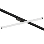 Поворотный однофазный трековый светильник Denkirs Strom DK6648-BK