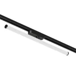 Поворотный однофазный трековый светильник Denkirs Strom DK6648-BK