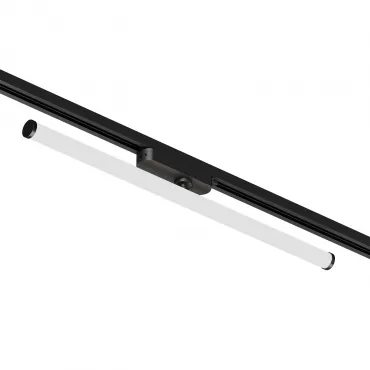 Поворотный однофазный трековый светильник Denkirs Strom DK6648-BK