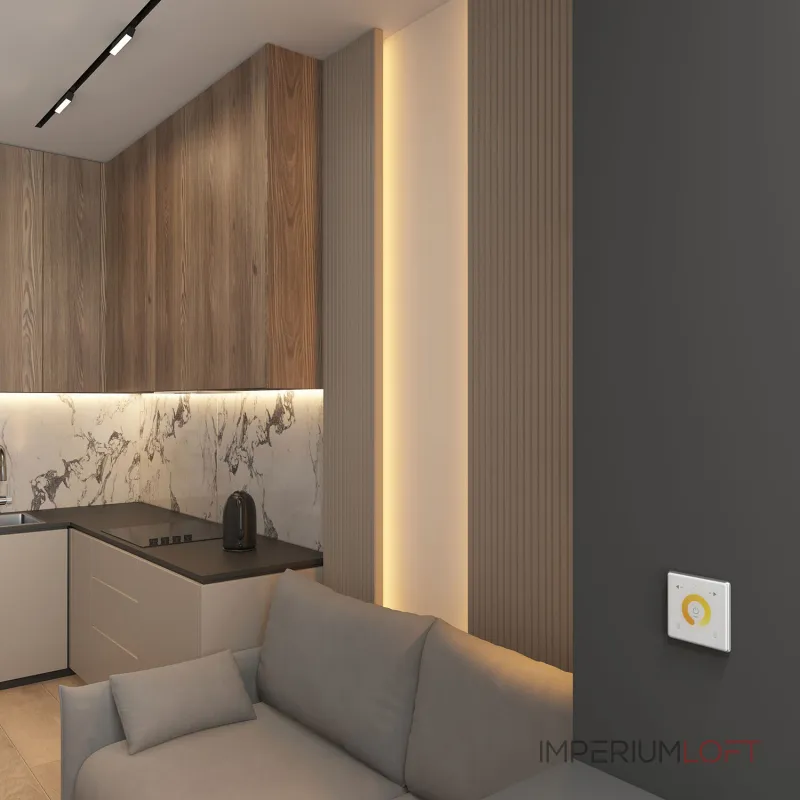 Панель-регулятор ЦТ сенсорный встраиваемый Denkirs DK7200 DK7200-WH Цвет арматуры кремовый от ImperiumLoft Панель-регулятор ЦТ сенсорный встраиваемый Denkirs DK7200 DK7200-WH Цвет арматуры кремовый от ImperiumLoft