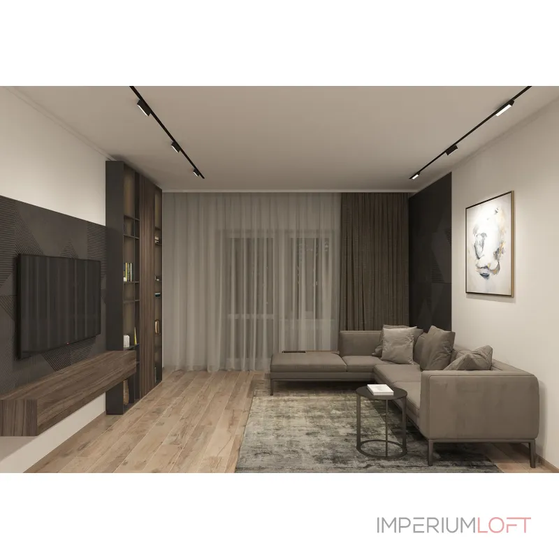 Поворотный светильник Denkirs Smart Linear DK8009-BK