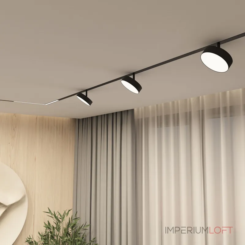 Трековый светильник Denkirs SMART LINEAR DK8070-BK
