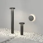 Наземный низкий светильник Denkirs Dramen DK9704-BK