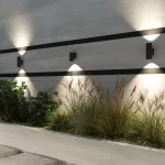 Настенный уличный светильник Denkirs Borg DK9820-BK