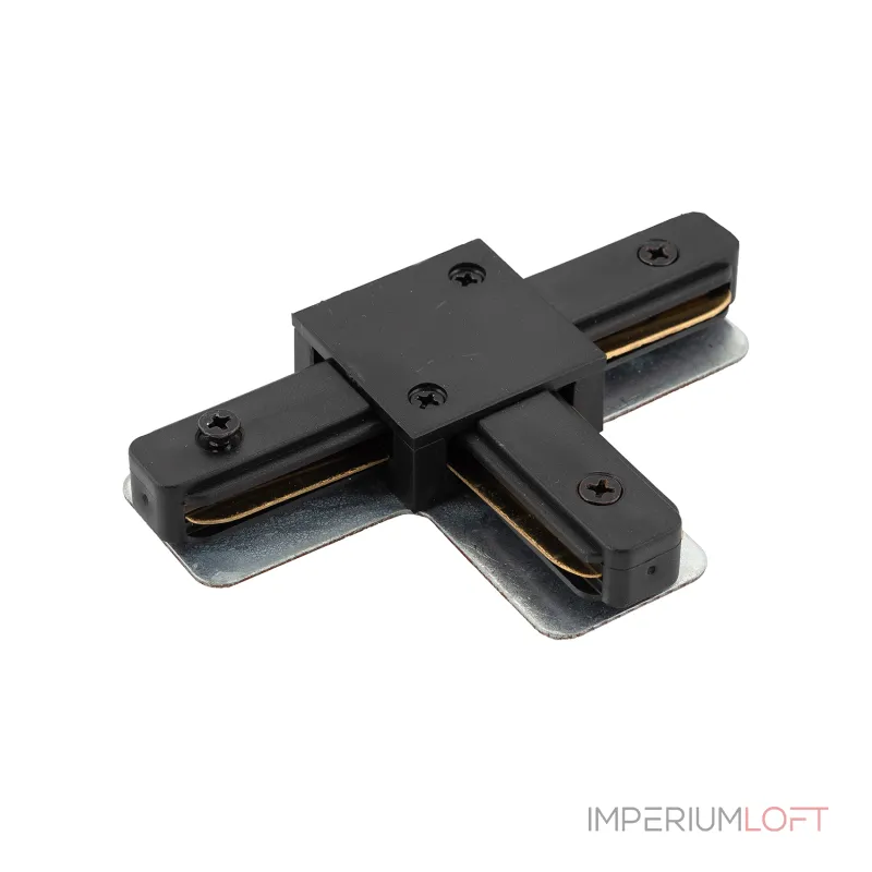 Соединитель лент T-образный для треков Denkirs DK Track Black TR1103-BK от ImperiumLoft Соединитель лент T-образный для треков Denkirs DK Track Black TR1103-BK от ImperiumLoft