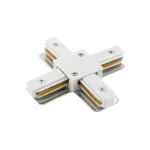 Соединитель X-образный для треков Denkirs DK Track White TR1104-WH